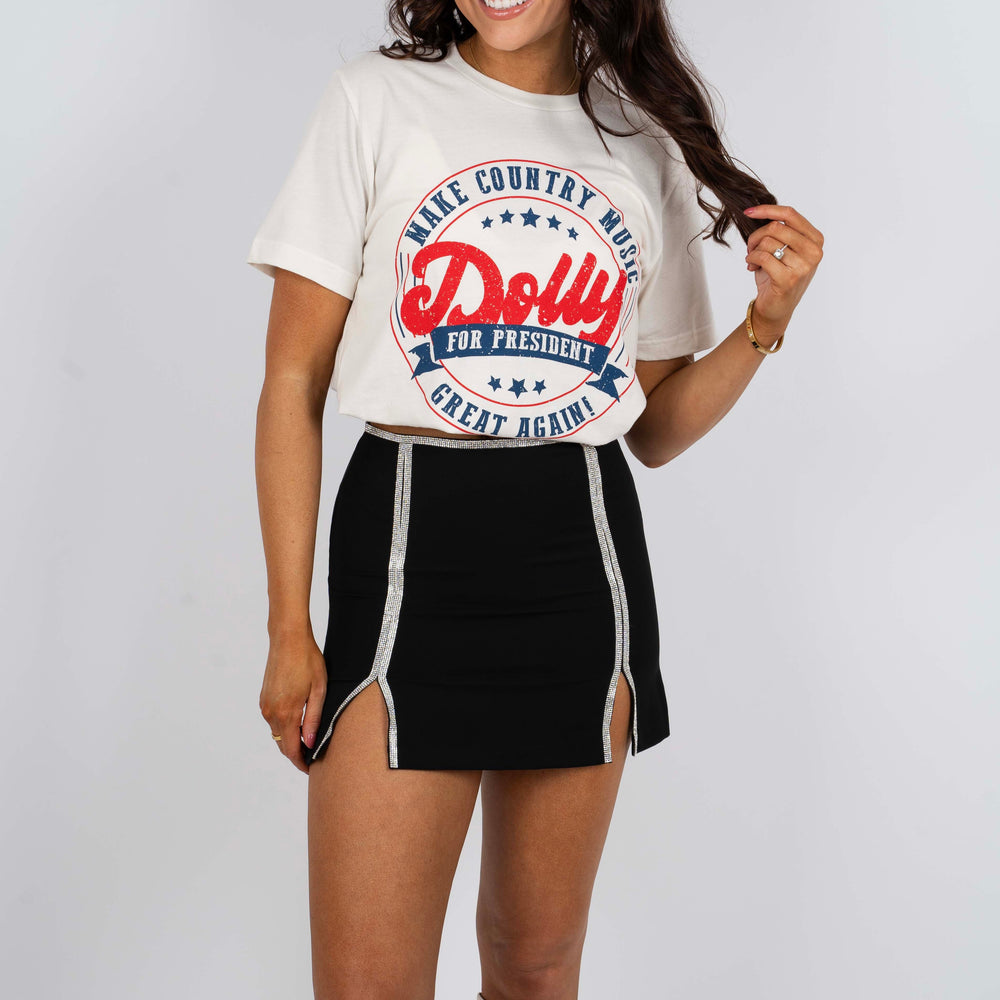 
                      
                        Dolly For President Graphic Tee
                      
                    