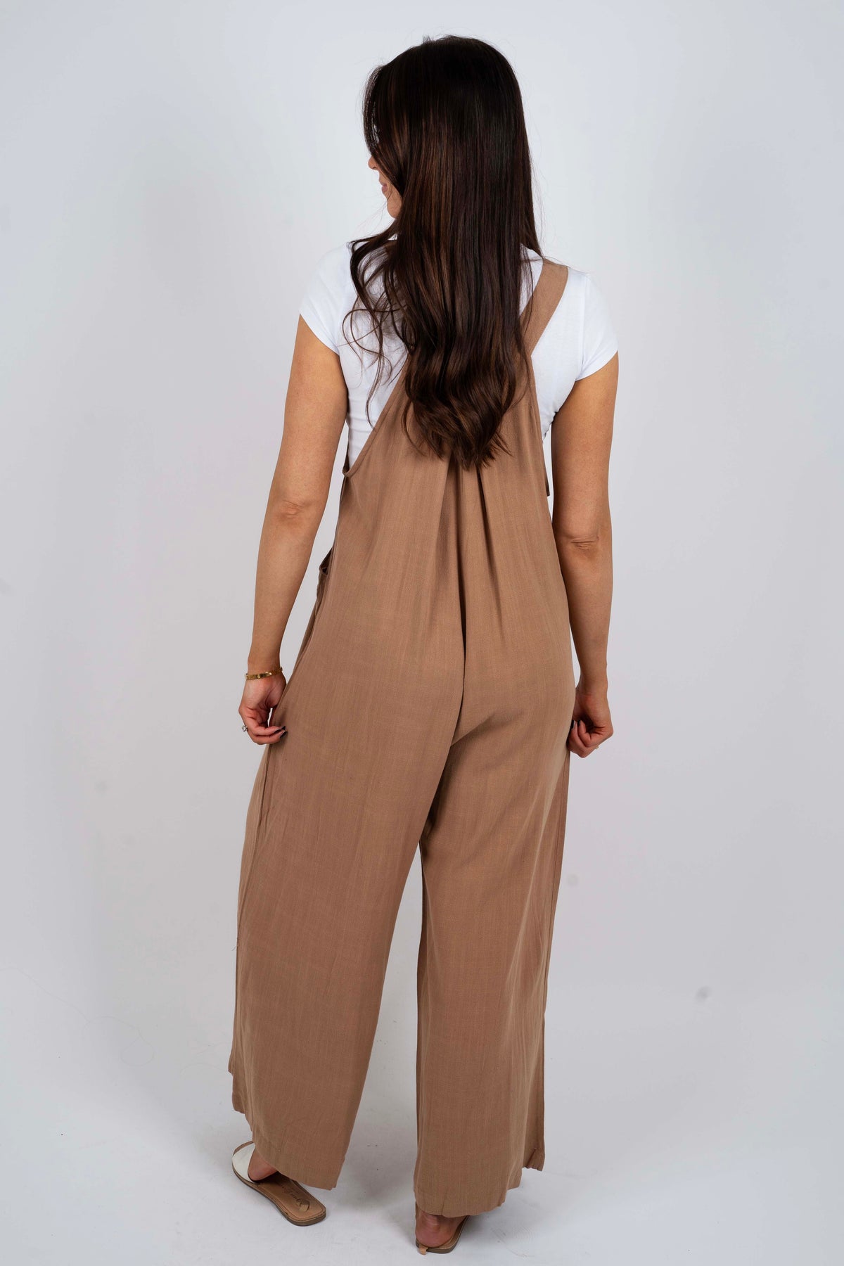 Forever Yours Jumpsuit (Latte)