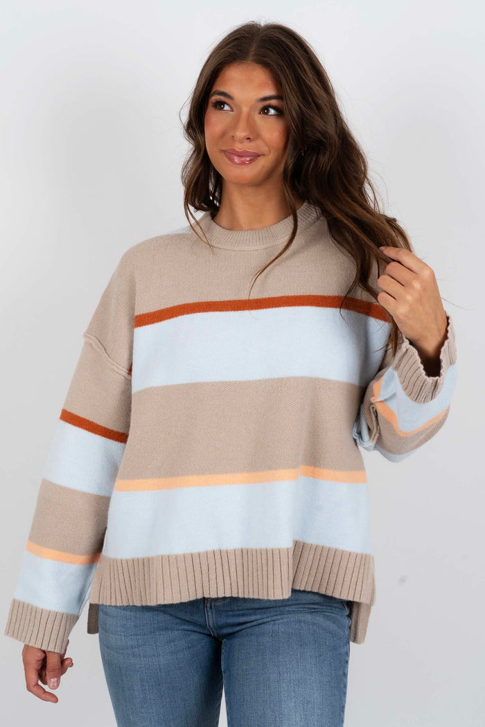 Saw It Coming Sweater (Blue)