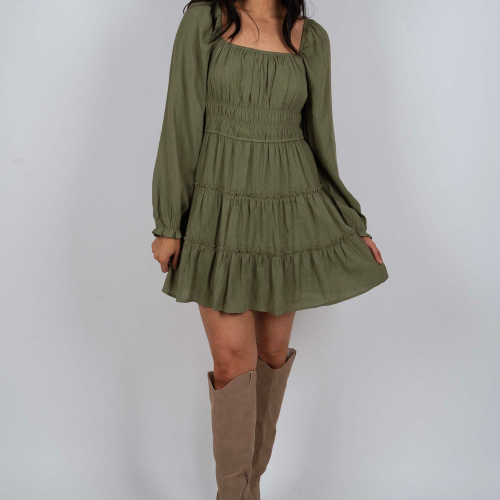 Once In A Lifetime Dress (Olive)