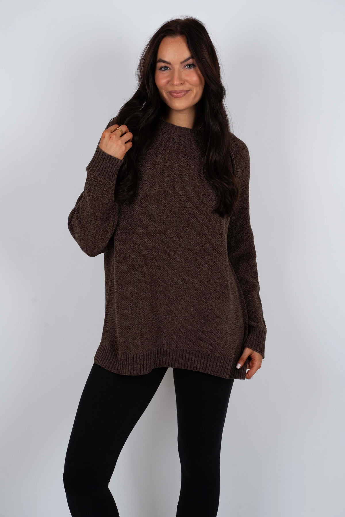 Keep It Going Sweater (Brown)