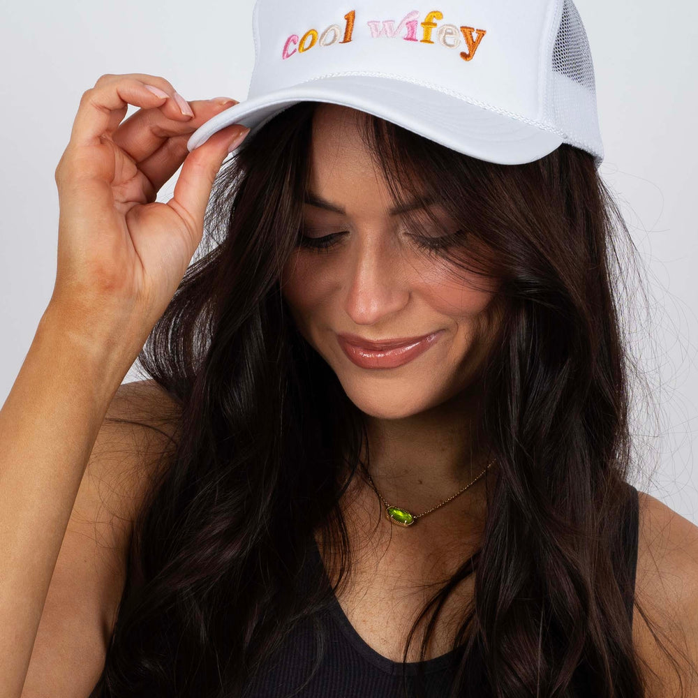 Cool Wifey Hat (White)