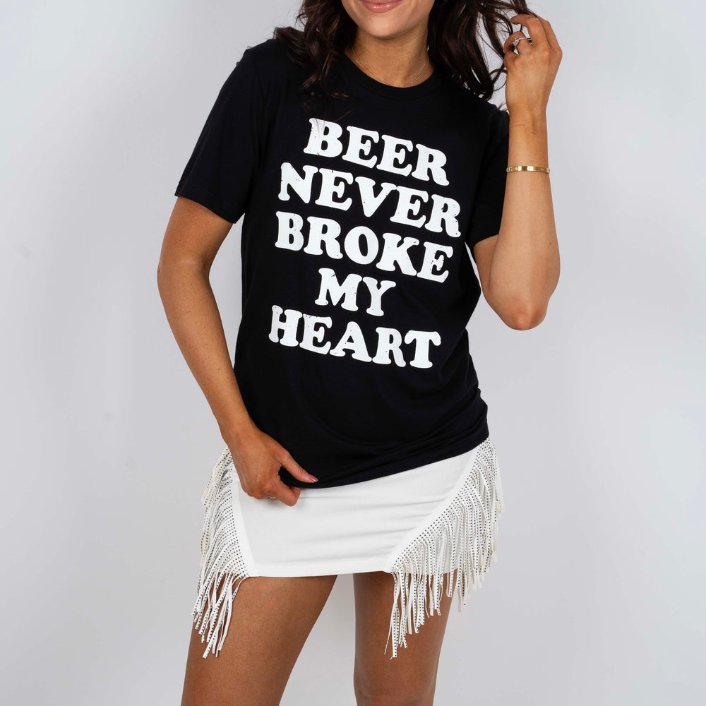 Beer Never Broke My Heart Graphic Tee