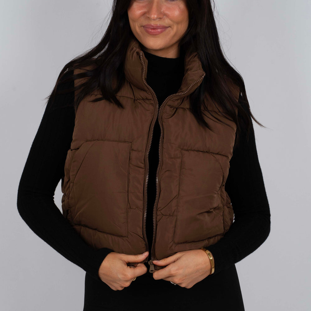 Only Yours Puffer Vest (Cocoa)