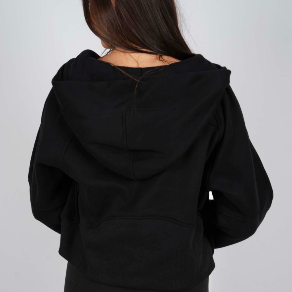 
                      
                        Oversized Half-Zip Hoodie (Black)
                      
                    