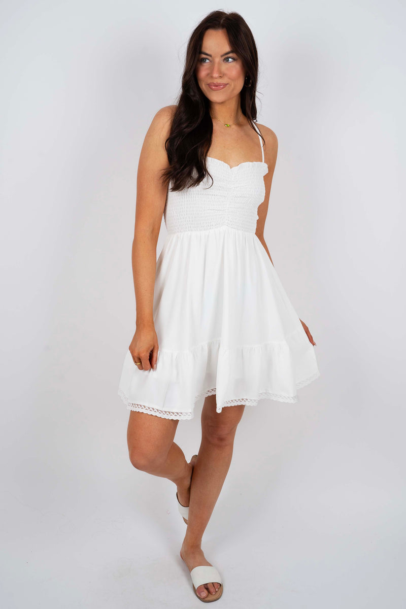 Know The Moment Dress (Ivory)
