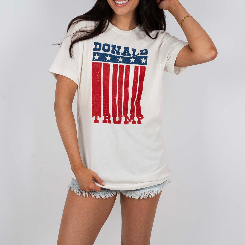 
                      
                        Donald Trump Flag Graphic Tee
                      
                    