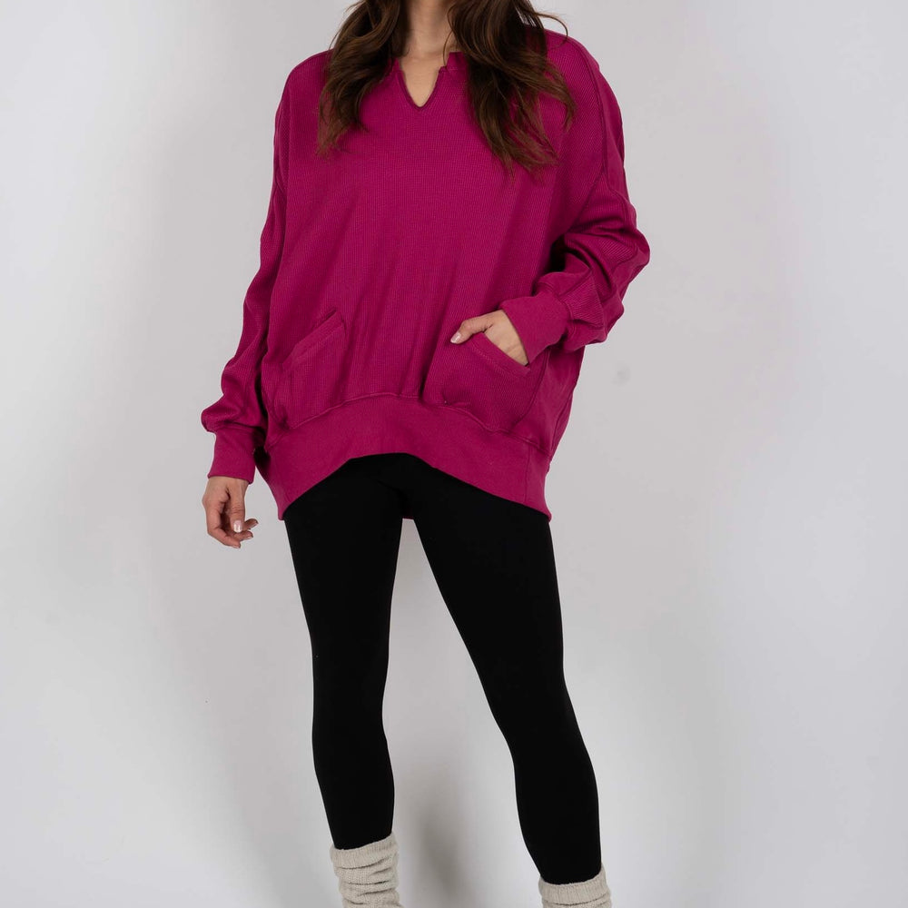 Came So Far Pullover (Magenta)