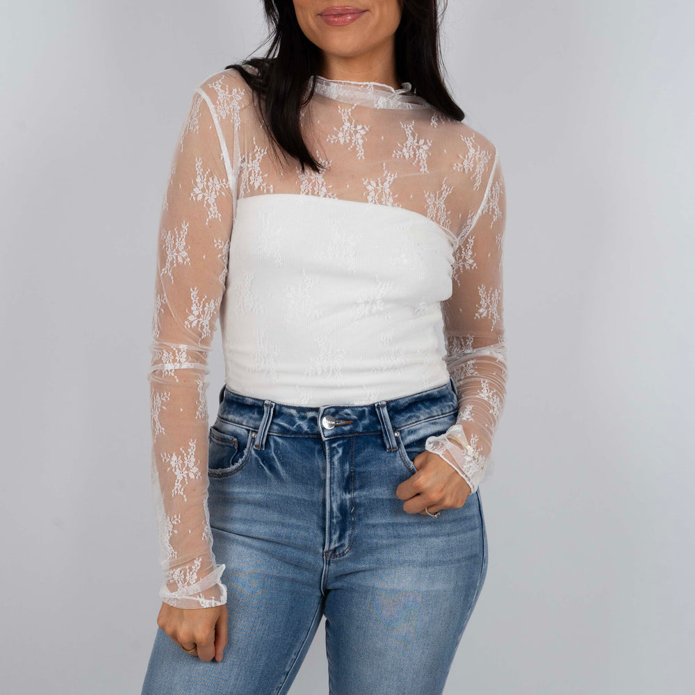 
                  
                    Katie Lace Top (White)
                  
                