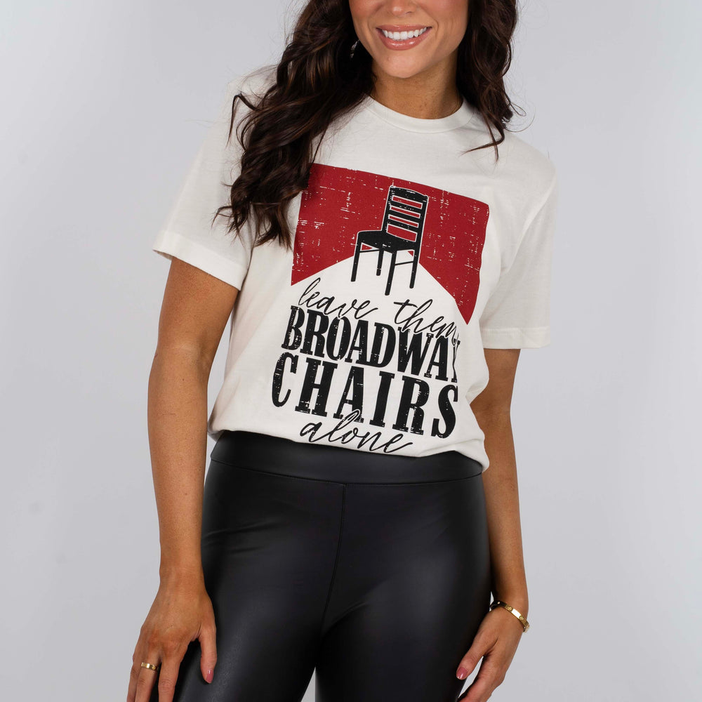 
                      
                        Broadway Chairs Graphic Tee
                      
                    