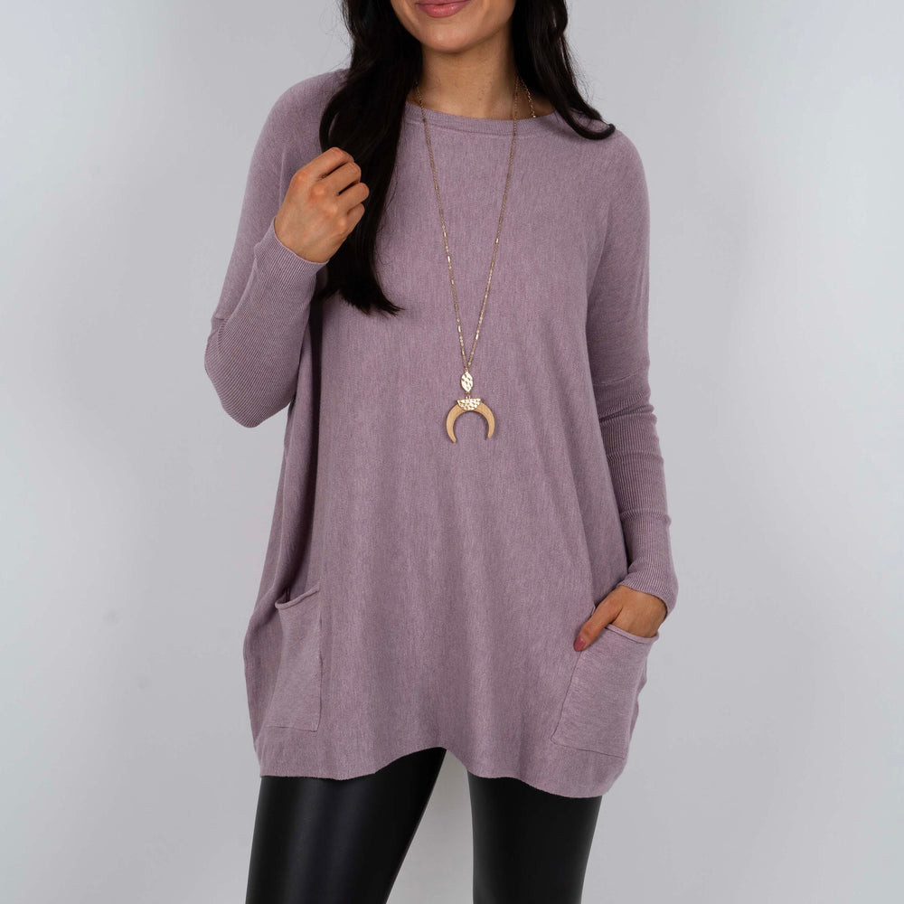 Totally Smitten Sweater (Lavender)