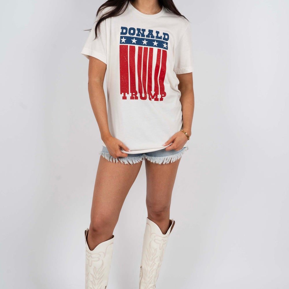 Donald Trump Flag Graphic Tee