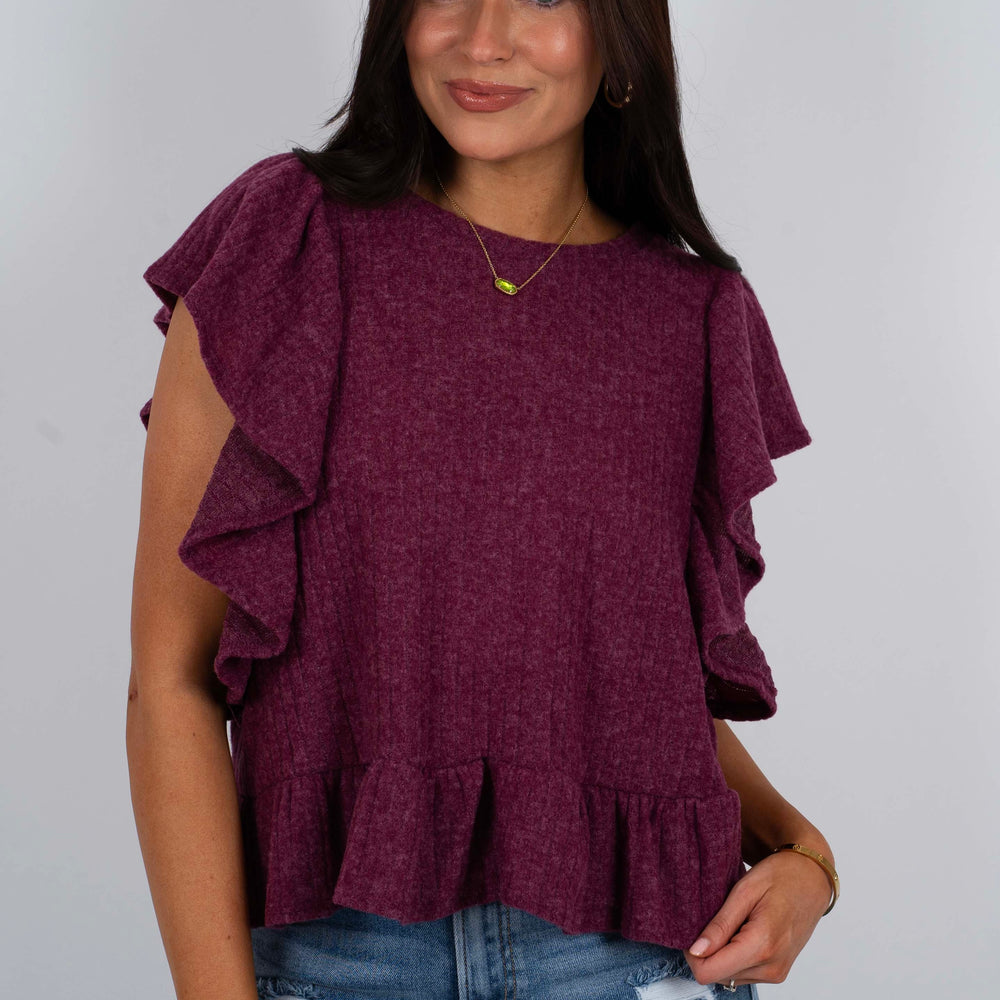 
                      
                        Loving Life Top (Plum)
                      
                    