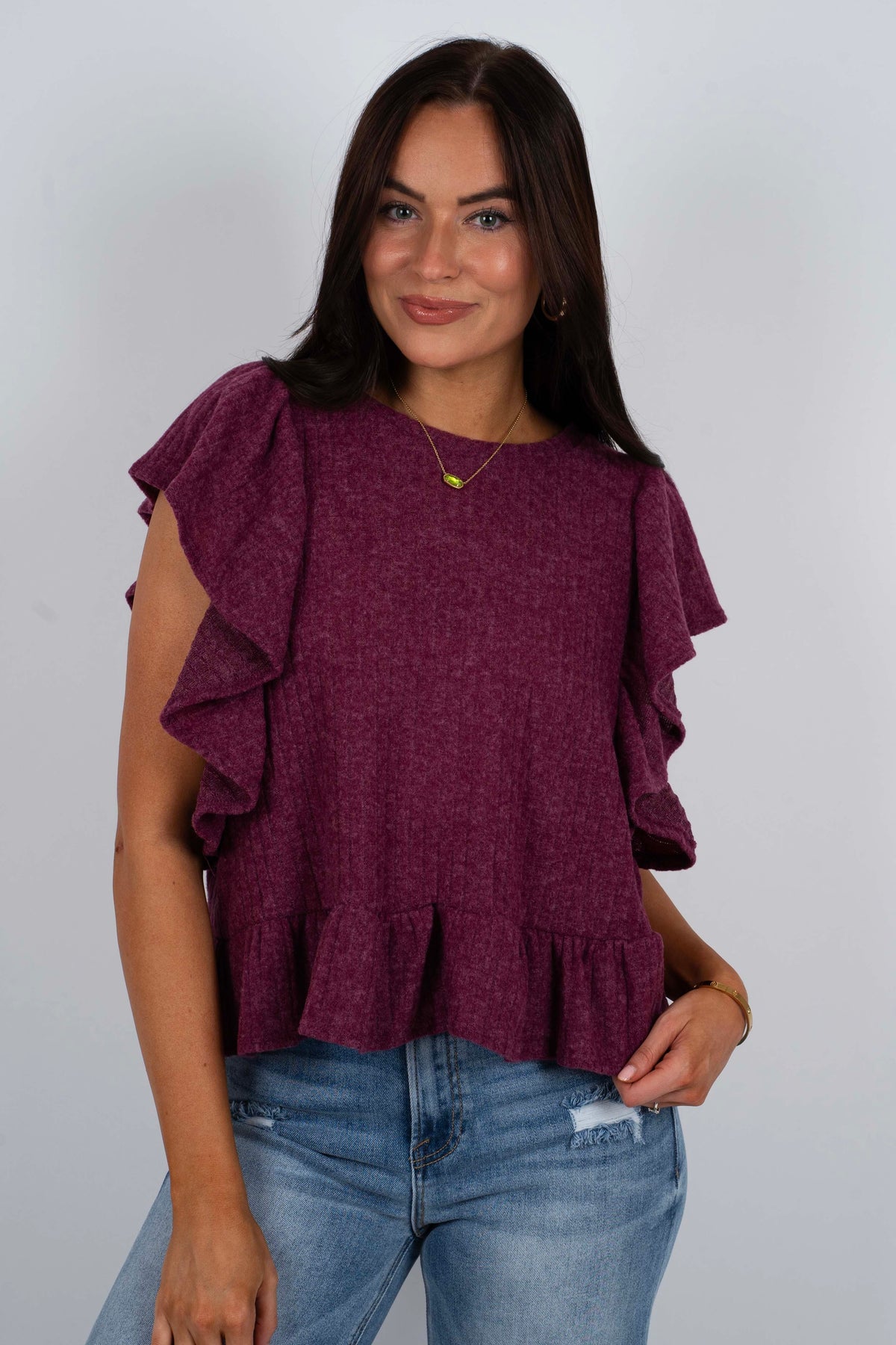 Loving Life Top (Plum)