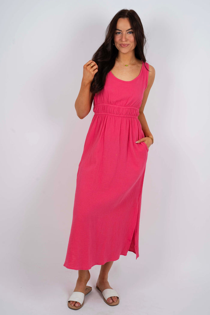 Only In My Heart Dress (Hot Pink)