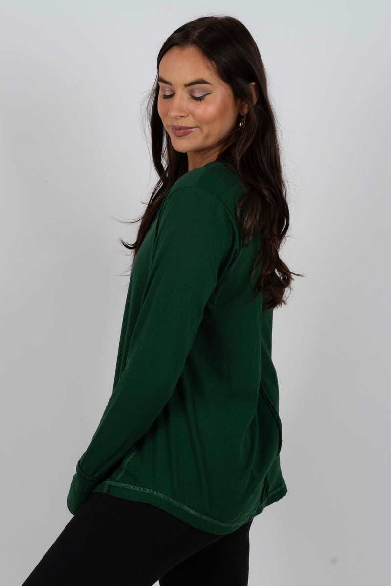 Wish You Knew Top (Dark Green)