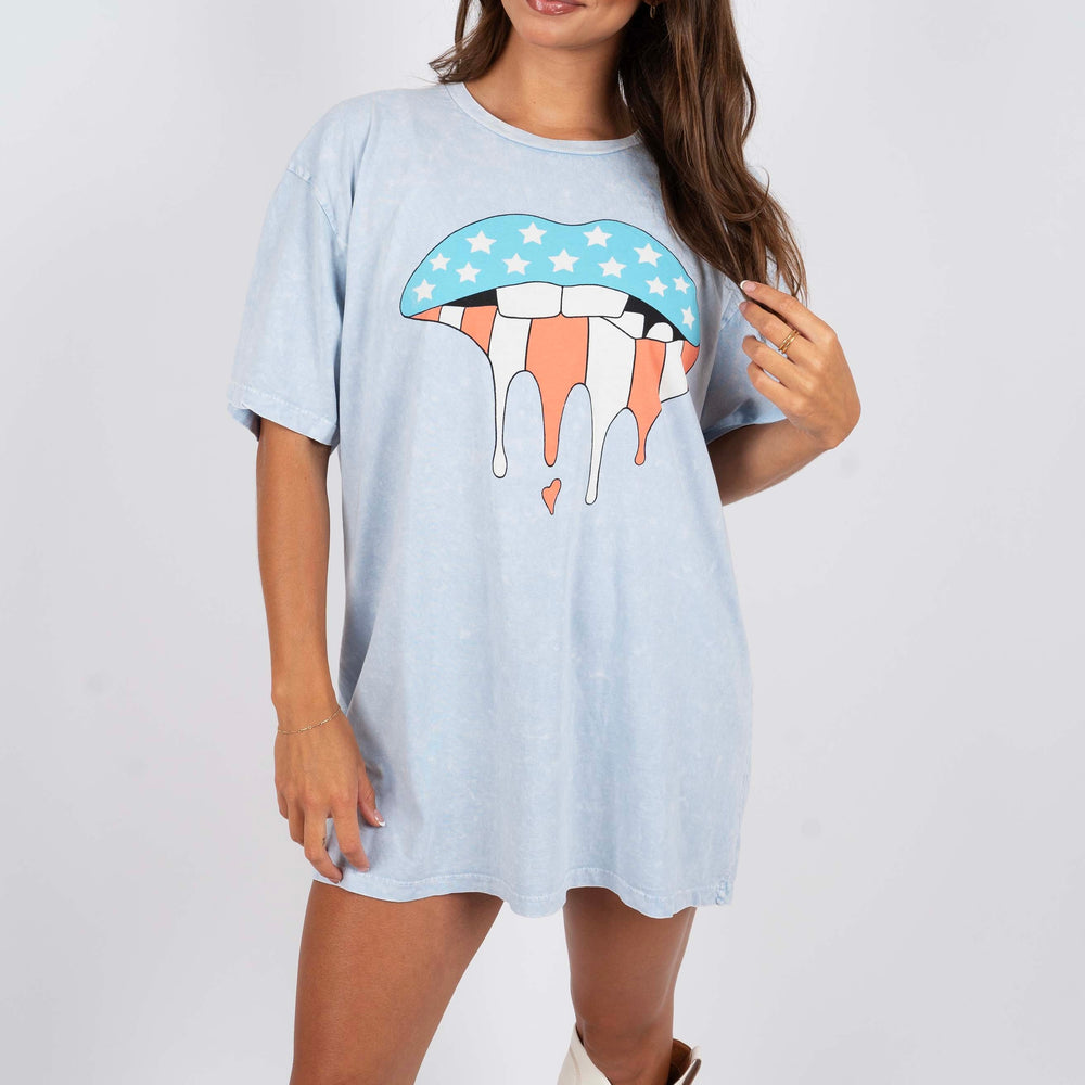 American Lips Graphic Tee