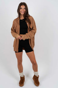 Nothing Less Top (Camel)