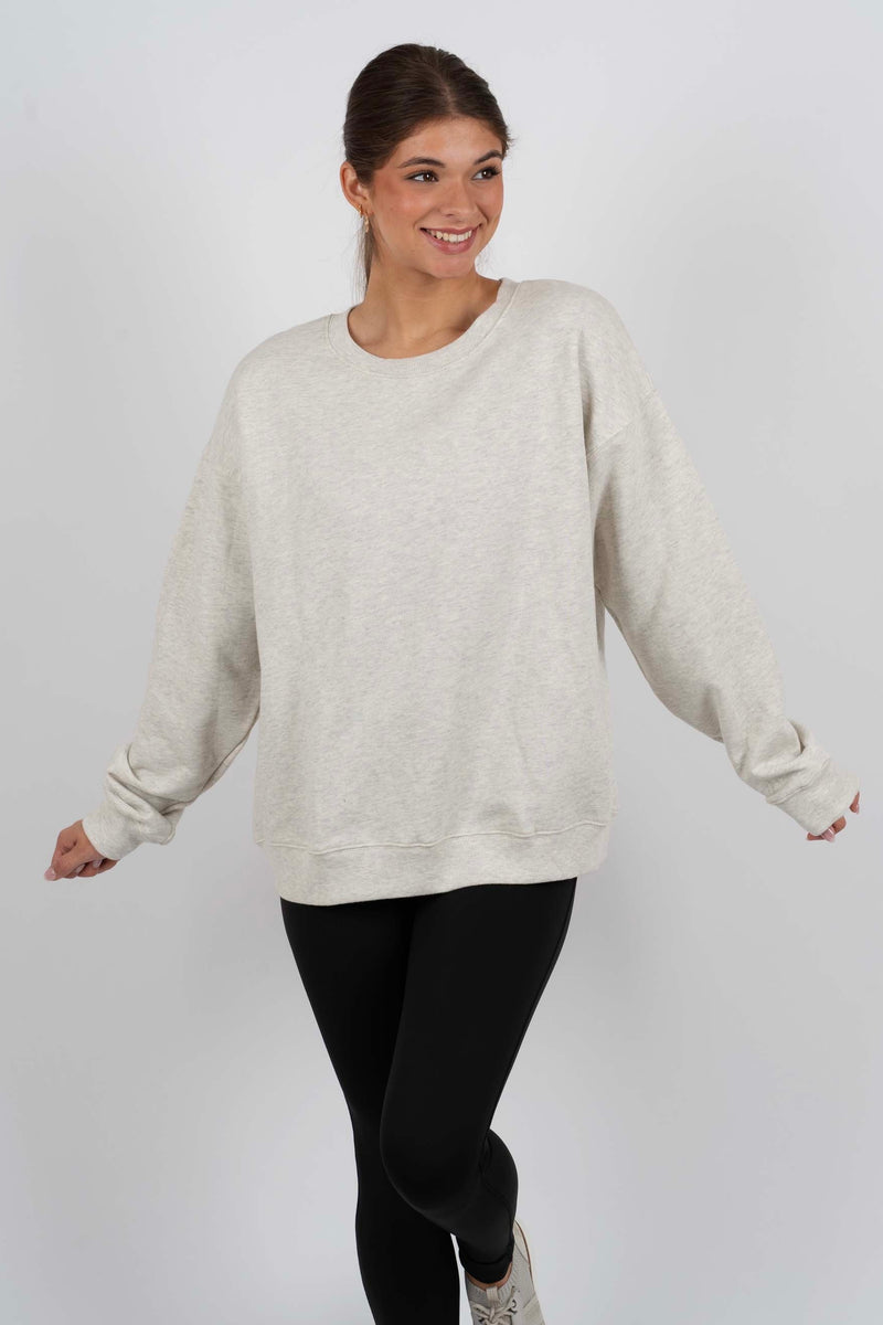 Just My Type Pullover (Oatmeal)