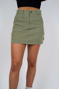 Pursue Me Skirt (Olive)