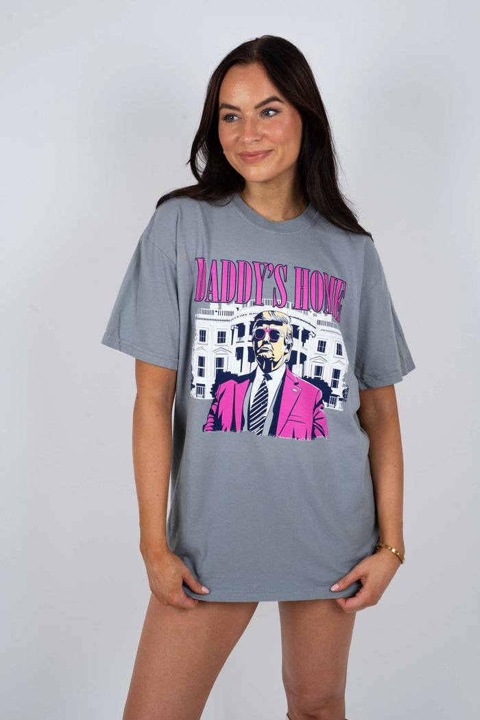 Daddy's Home Comfort Colors Tee (Grey)