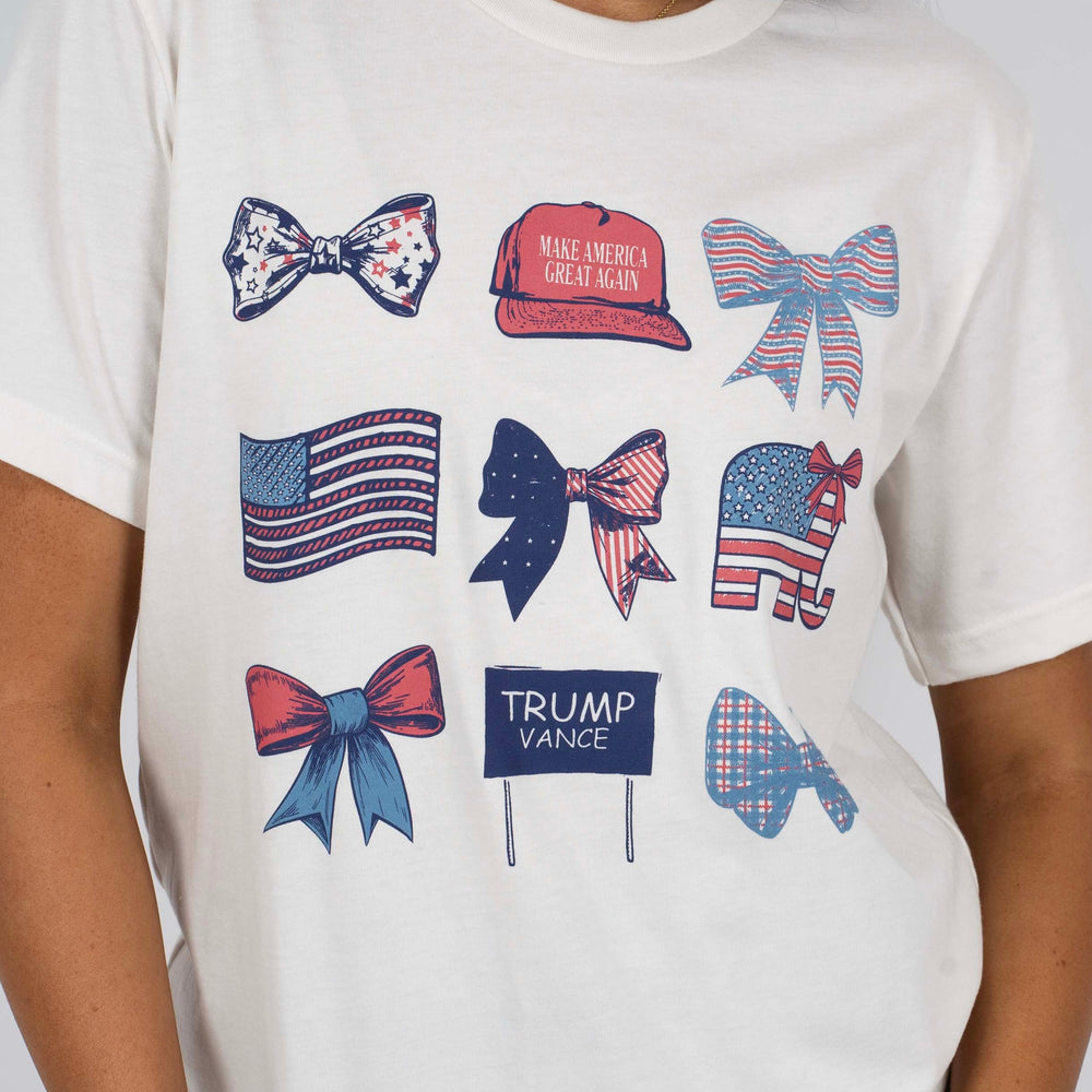 Patriotic Bow Graphic Tee