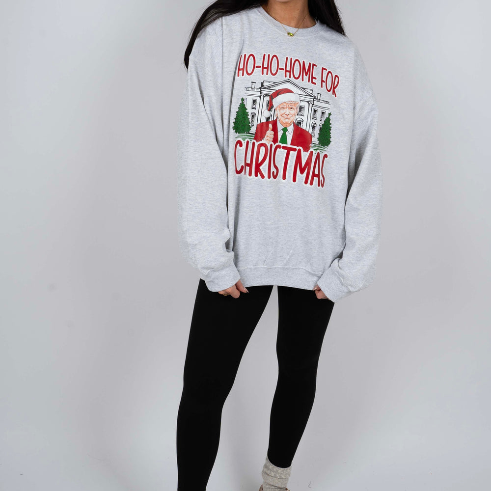 
                      
                        Ho-Ho-Home For Christmas Sweatshirt (Grey)
                      
                    