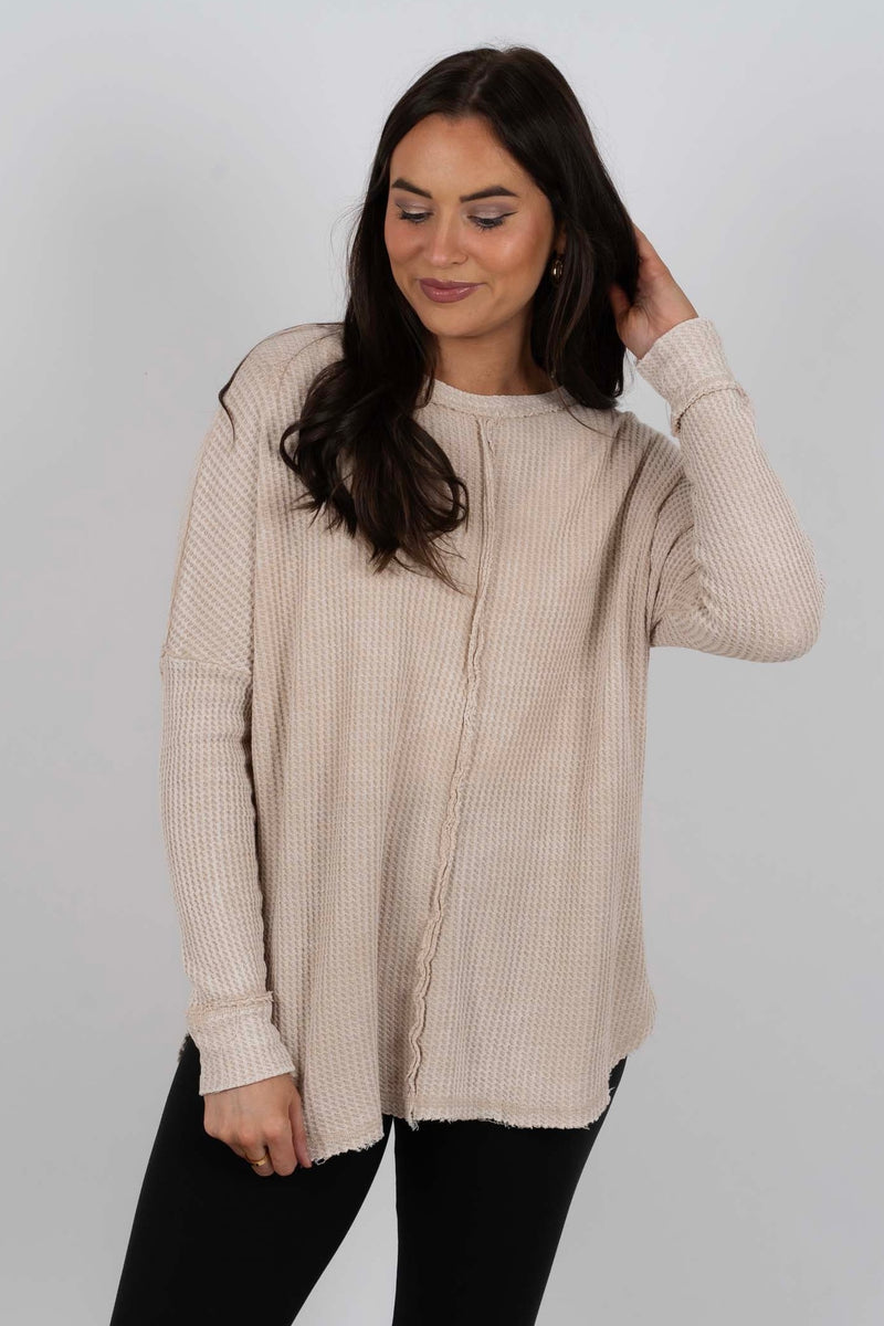 Following You Top (Sand Beige)