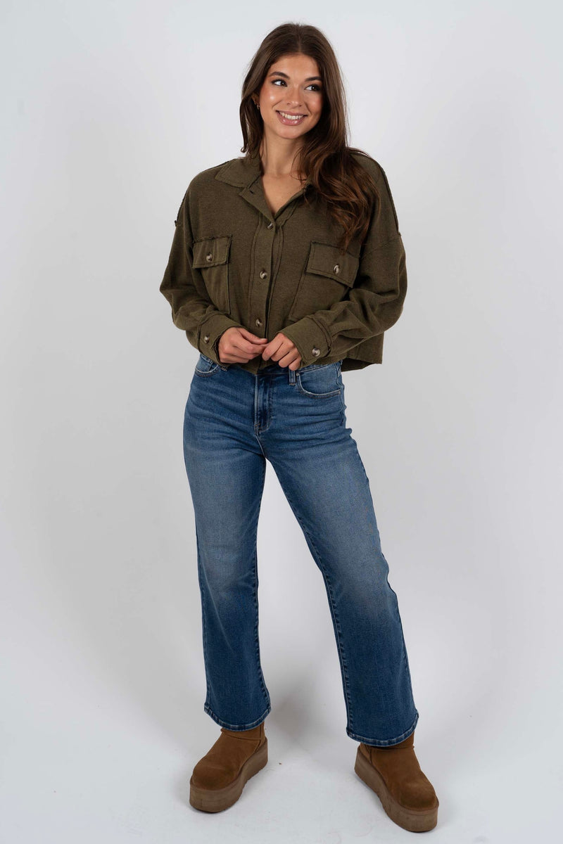 Seen It All Top (Olive)
