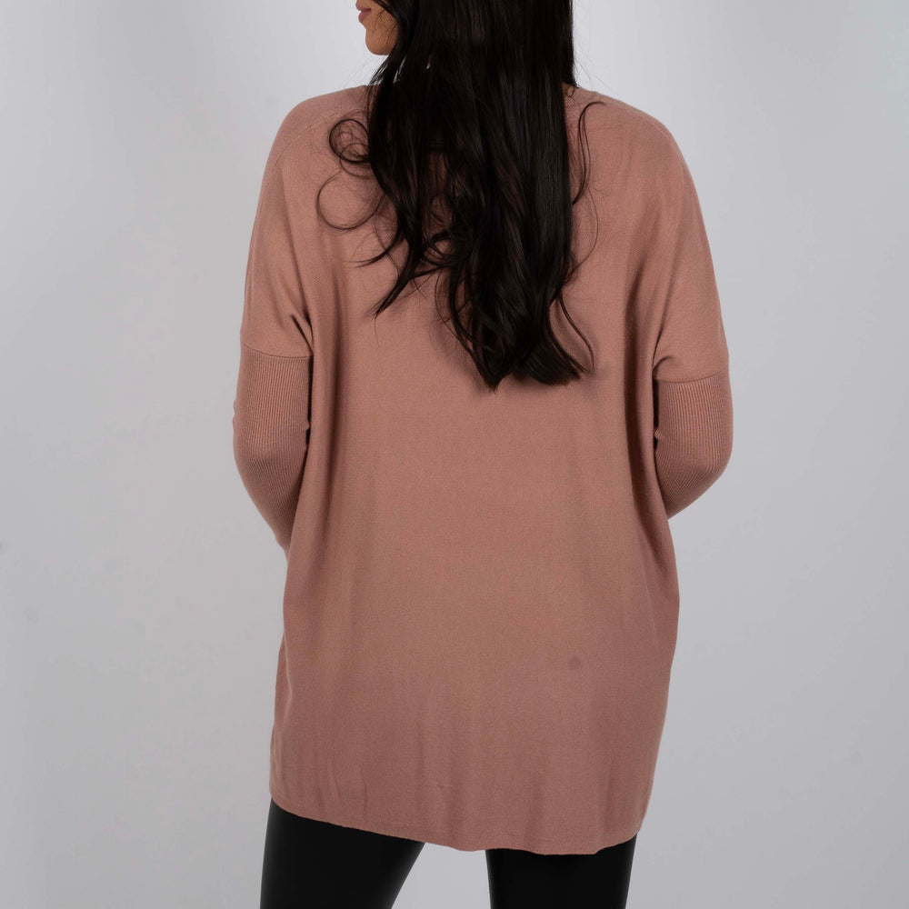 
                      
                        Totally Smitten Sweater (Dusty Rose)
                      
                    