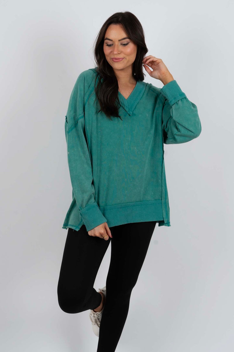 Without A Trace Top (Green)