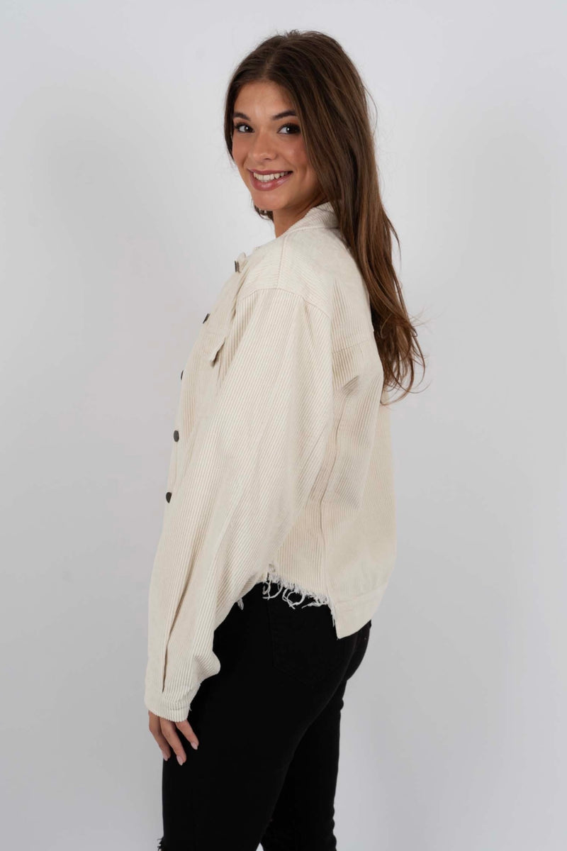 Run The World Jacket (Beige)