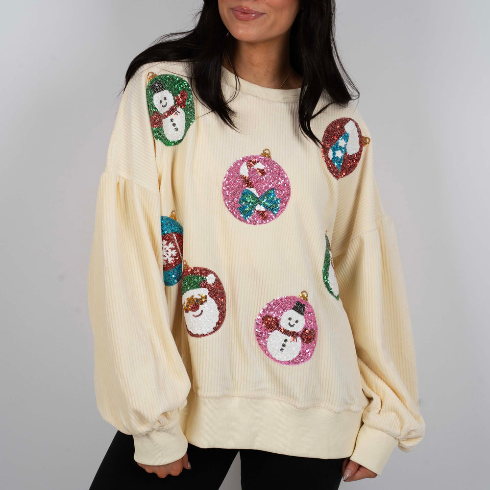 Christmas Ornaments Sweater