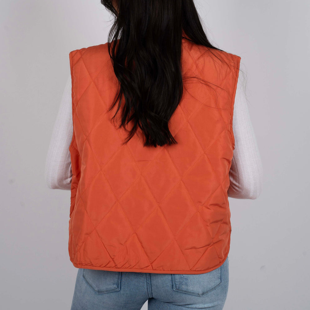 
                  
                    Be Mine Puffer Vest (Rust)
                  
                