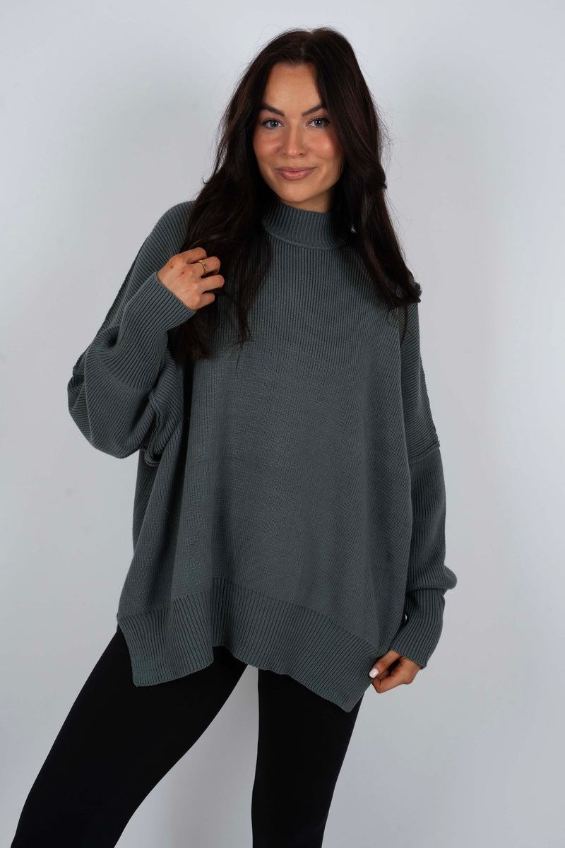 Best Days Ahead Sweater (Ash Jade)