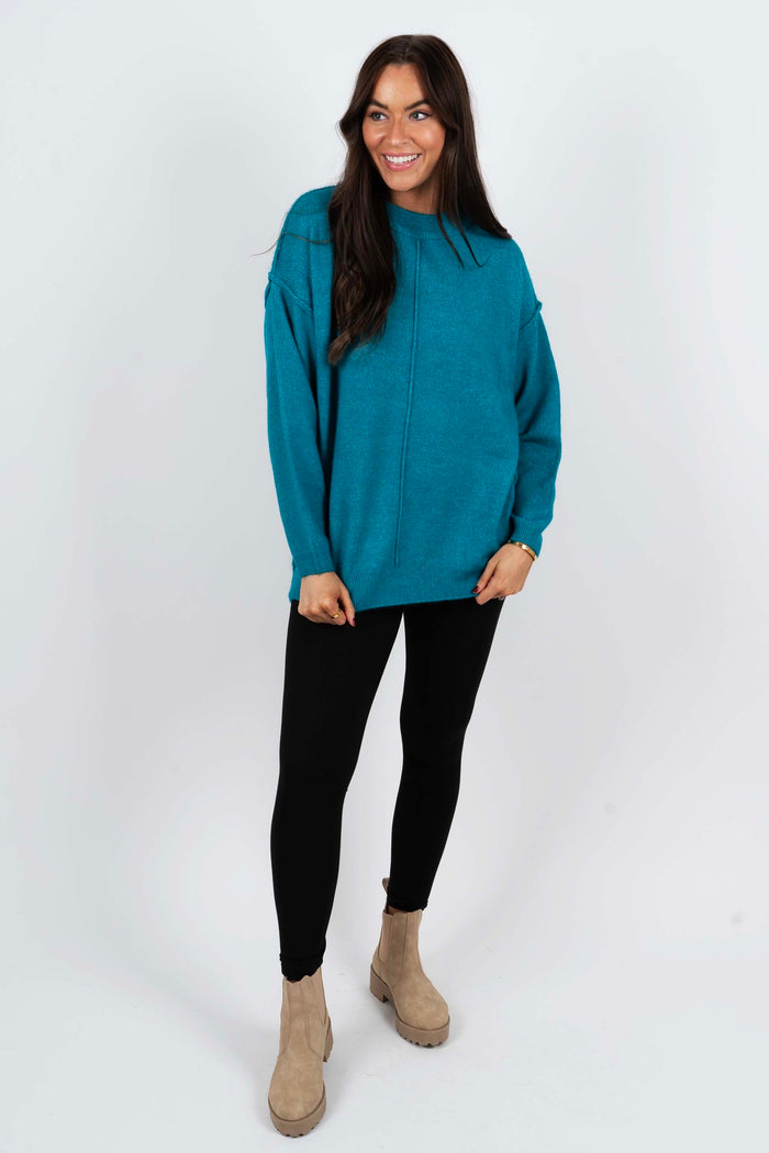 Sienna Sweater (Teal)