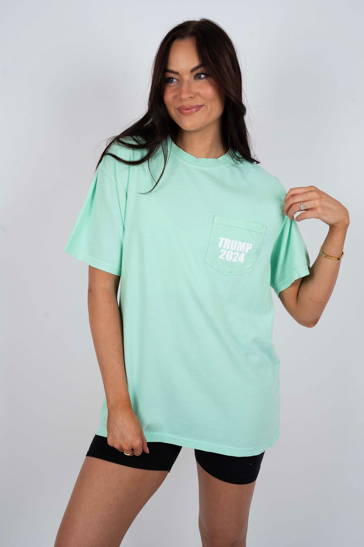 MAGA Girl Comfort Colors Tee (Green)