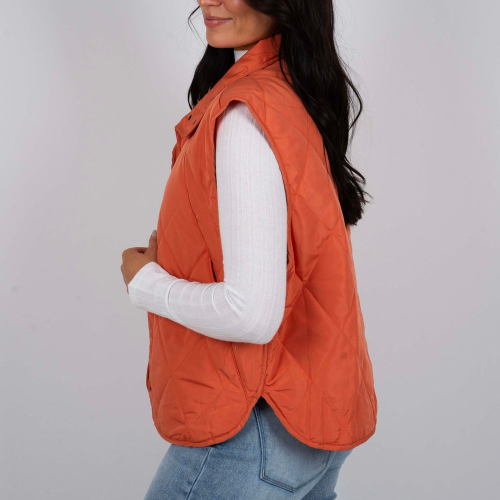 
                  
                    Be Mine Puffer Vest (Rust)
                  
                