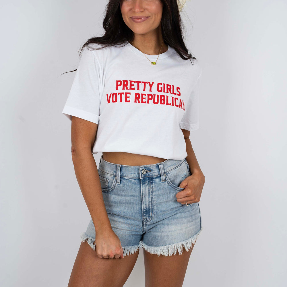 
                      
                        Pretty Girls Vote Republican Graphic Tee
                      
                    