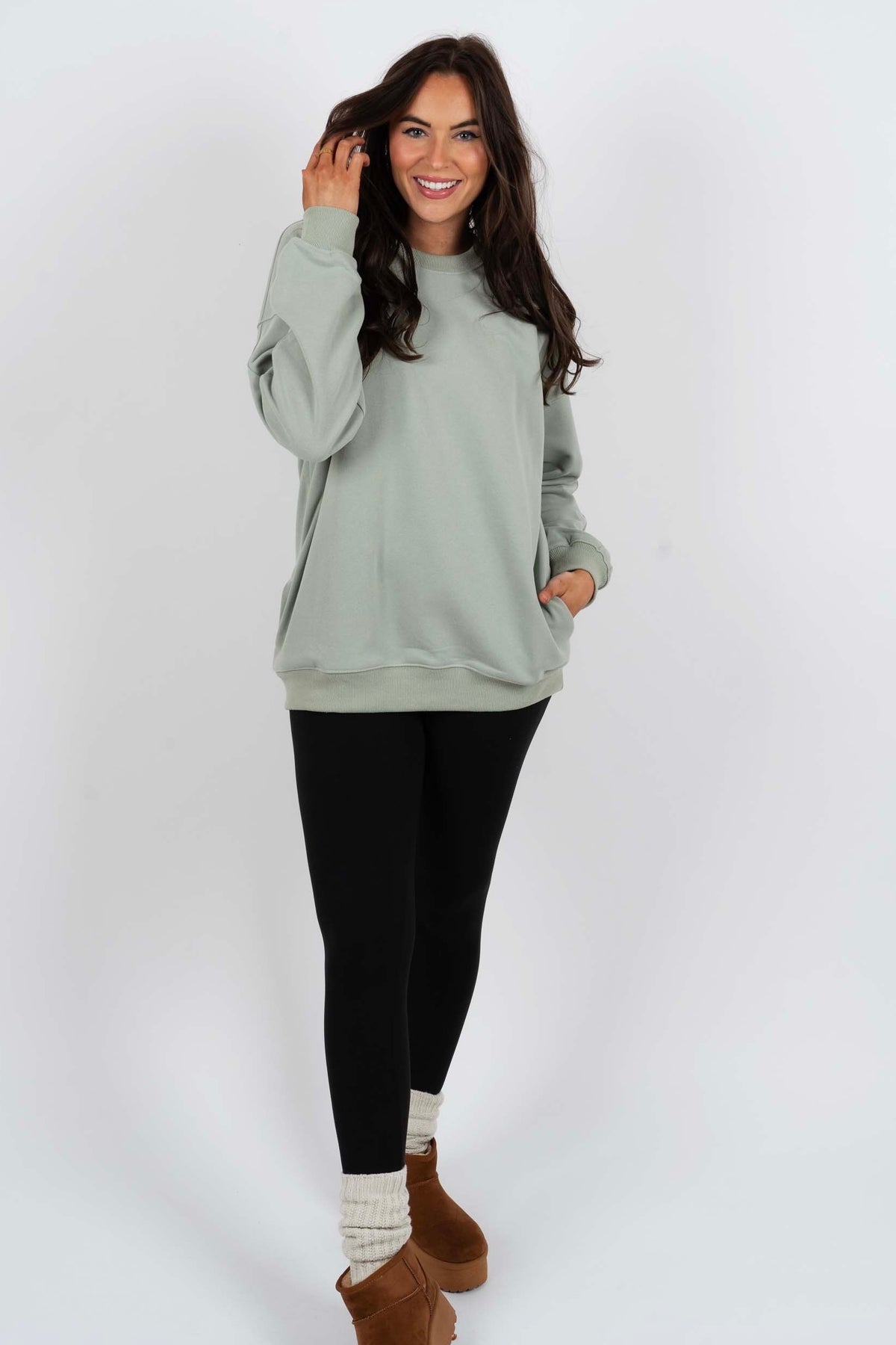 Sunrise to Sunset Pullover (Sage)
