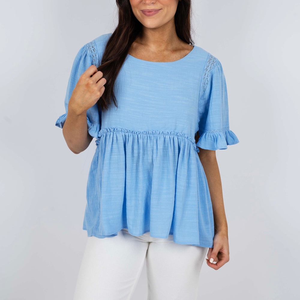 Truly Yours Top (Peri Blue)