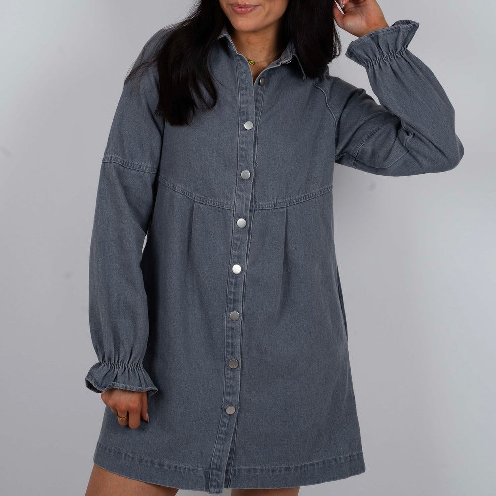 Only This Time Denim Dress (Denim)