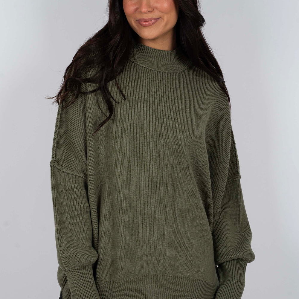 Best Days Ahead Sweater (Light Olive)