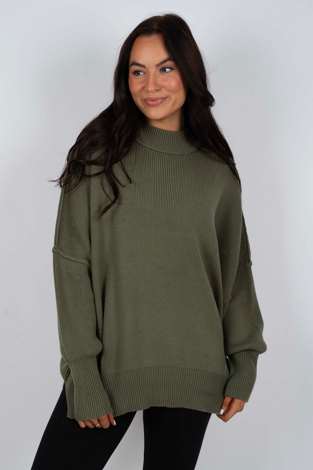 Best Days Ahead Sweater (Light Olive)