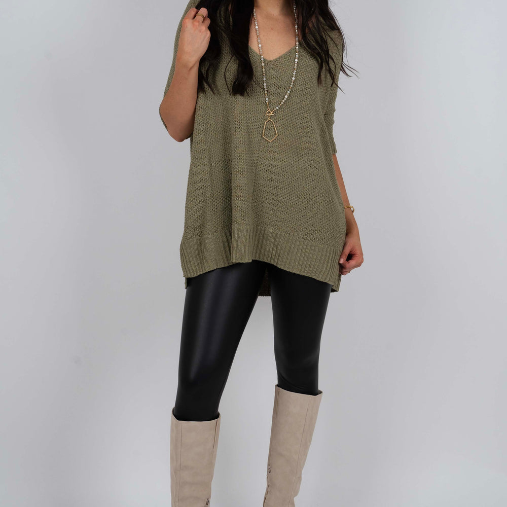 
                      
                        Sweet Secrets Sweater (Olive)
                      
                    