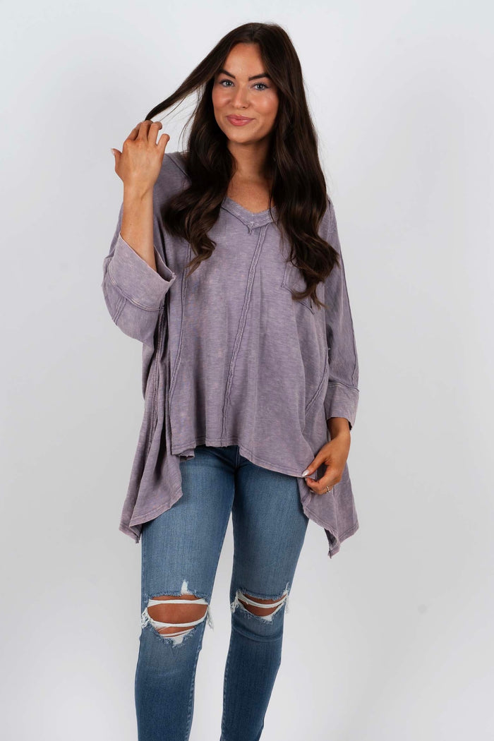 Better Days Ahead Top (Lavender)