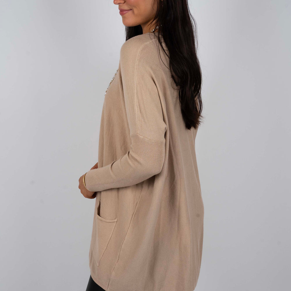 
                      
                        Totally Smitten Sweater (Dark Taupe)
                      
                    