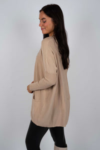 Totally Smitten Sweater (Dark Taupe)