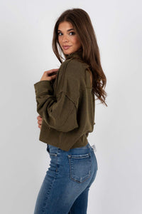 Seen It All Top (Olive)