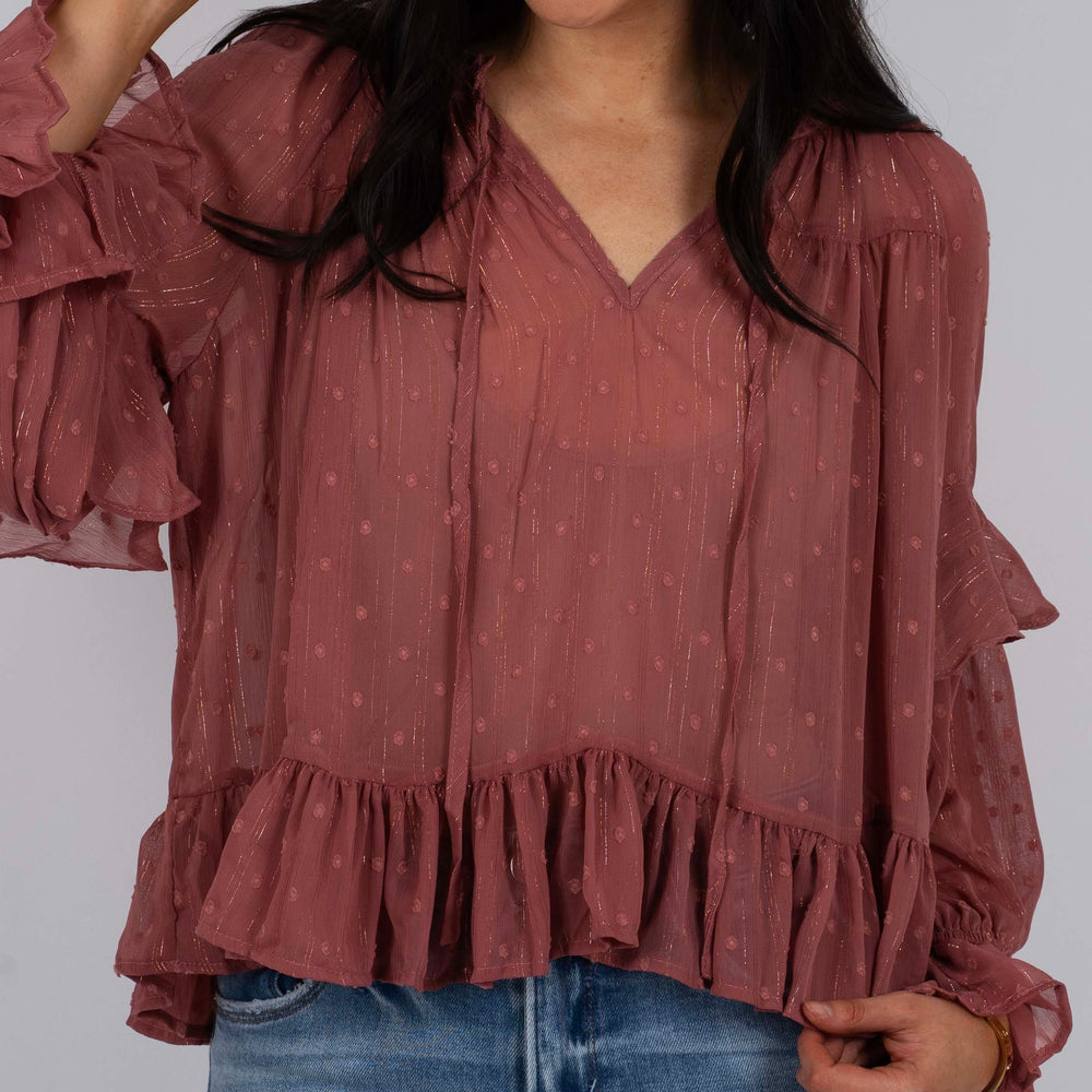 
                  
                    Saving The Moment Blouse
                  
                